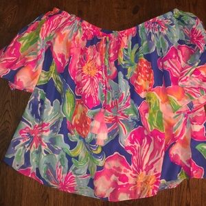Off the shoulder Lilly Pulitzer blouse